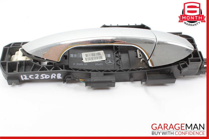 12-14 Mercedes W204 C250 C350 Right Side Keyless Go Exterior Door Handle Silver