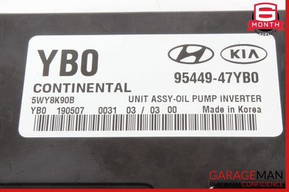 18-21 Kia Stinger Oil Pump Inverter Control Module 95449-47YB0 OEM