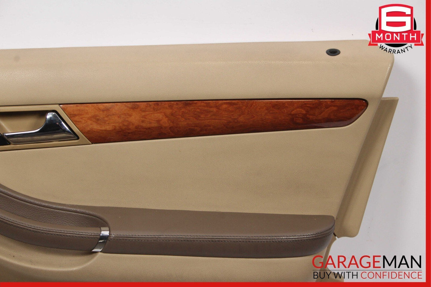 06-10 Mercedes W251 R350 R500 R550 Front Right Side Interior Door Panel Brown