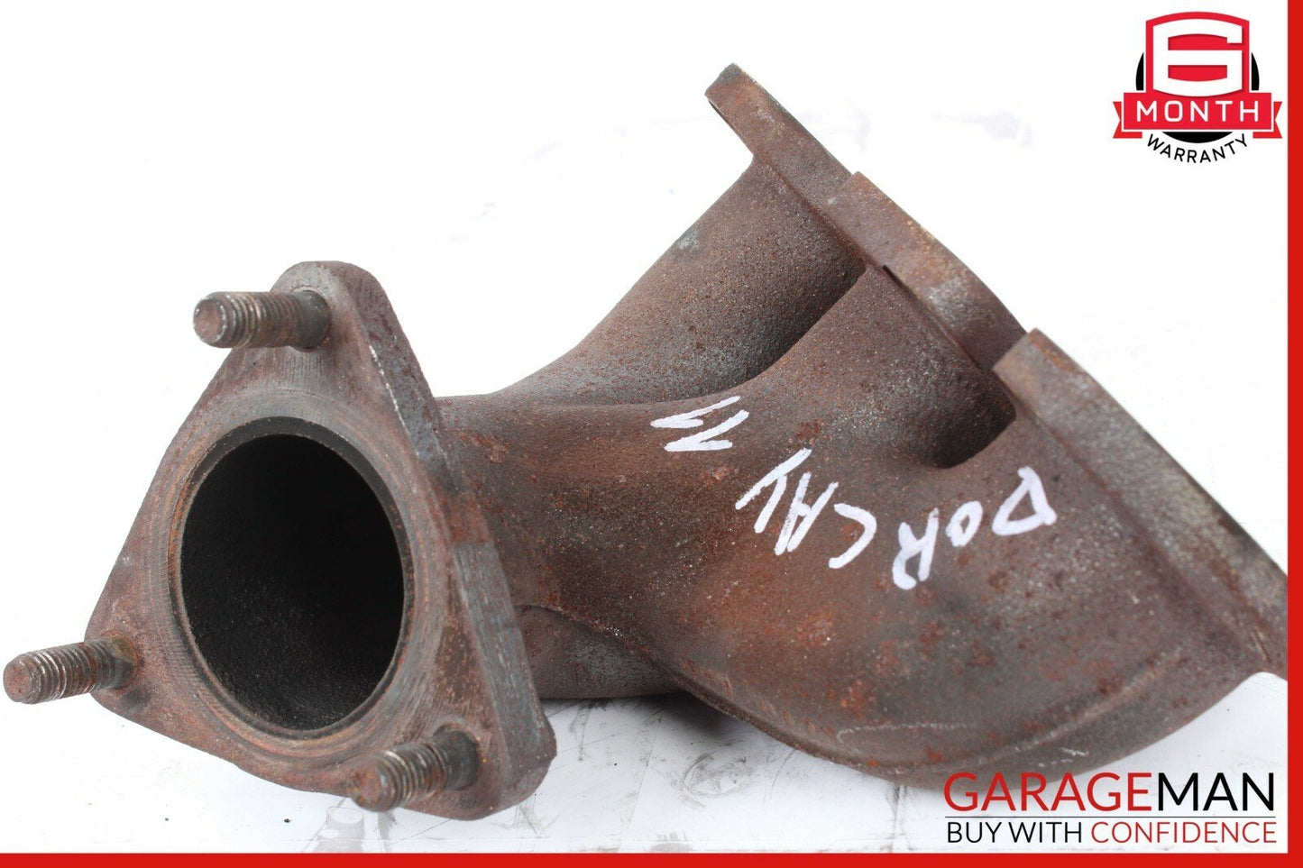 11-18 Porsche Cayenne Motor Engine Rear Exhaust Manifold 03H253031A