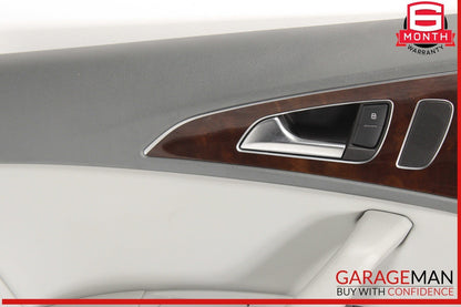 12-18 Audi A6 Rear Left Driver Side Interior Door Trim Panel Cover Assembly OEM