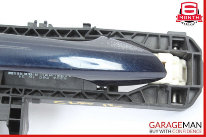12-14 Mercedes W204 C300 C250 Sedan Right Passenger Exterior Door Handle Blue