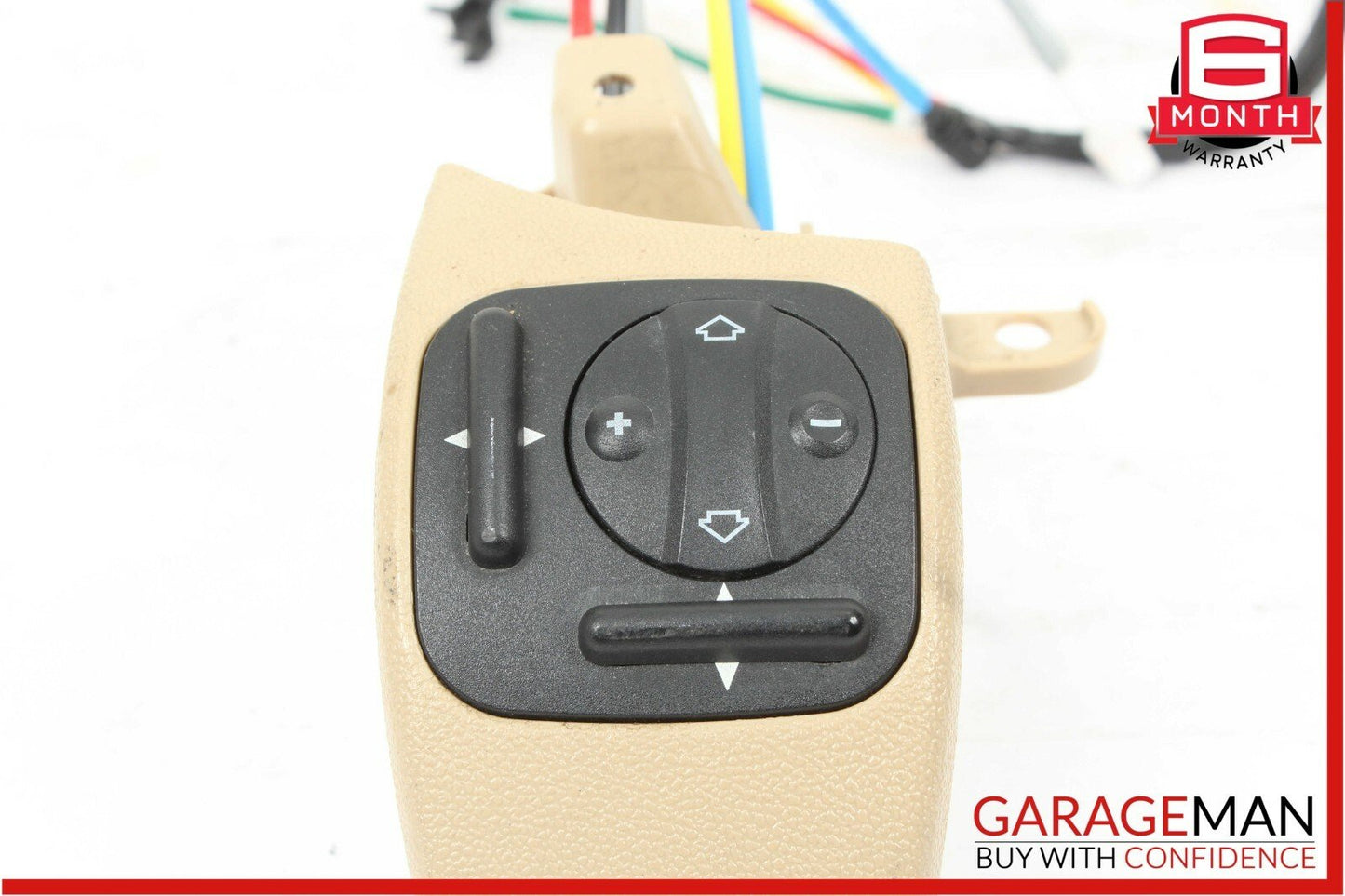 06-12 Mercedes X164 GL450 Front Left Seat Lumbar Regulator Switch Trim Brown