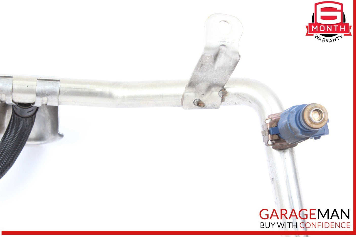 03-06 Porsche Cayenne 955 Fuel Injection Rail Fuel Pipe w/ Injectors OEM