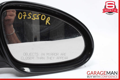 07-09 Mercedes W221 S550 S450 Front Right Side Rear View Mirror Door Black