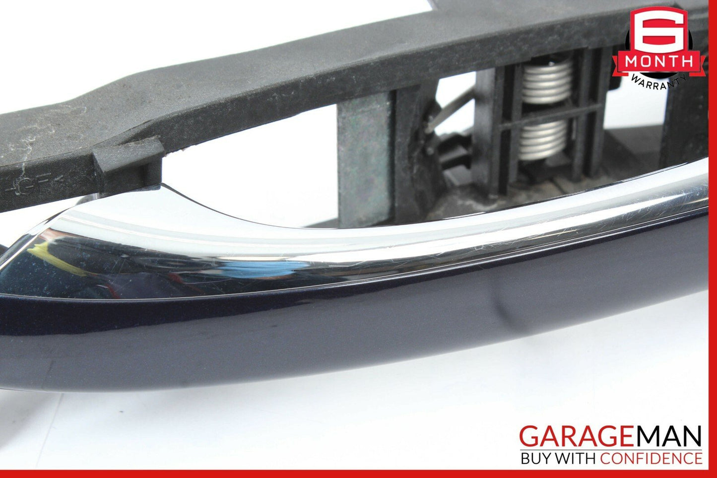 03-09 Mercedes W211 E350 E500 Rear Left Side Door Handle Blue OEM