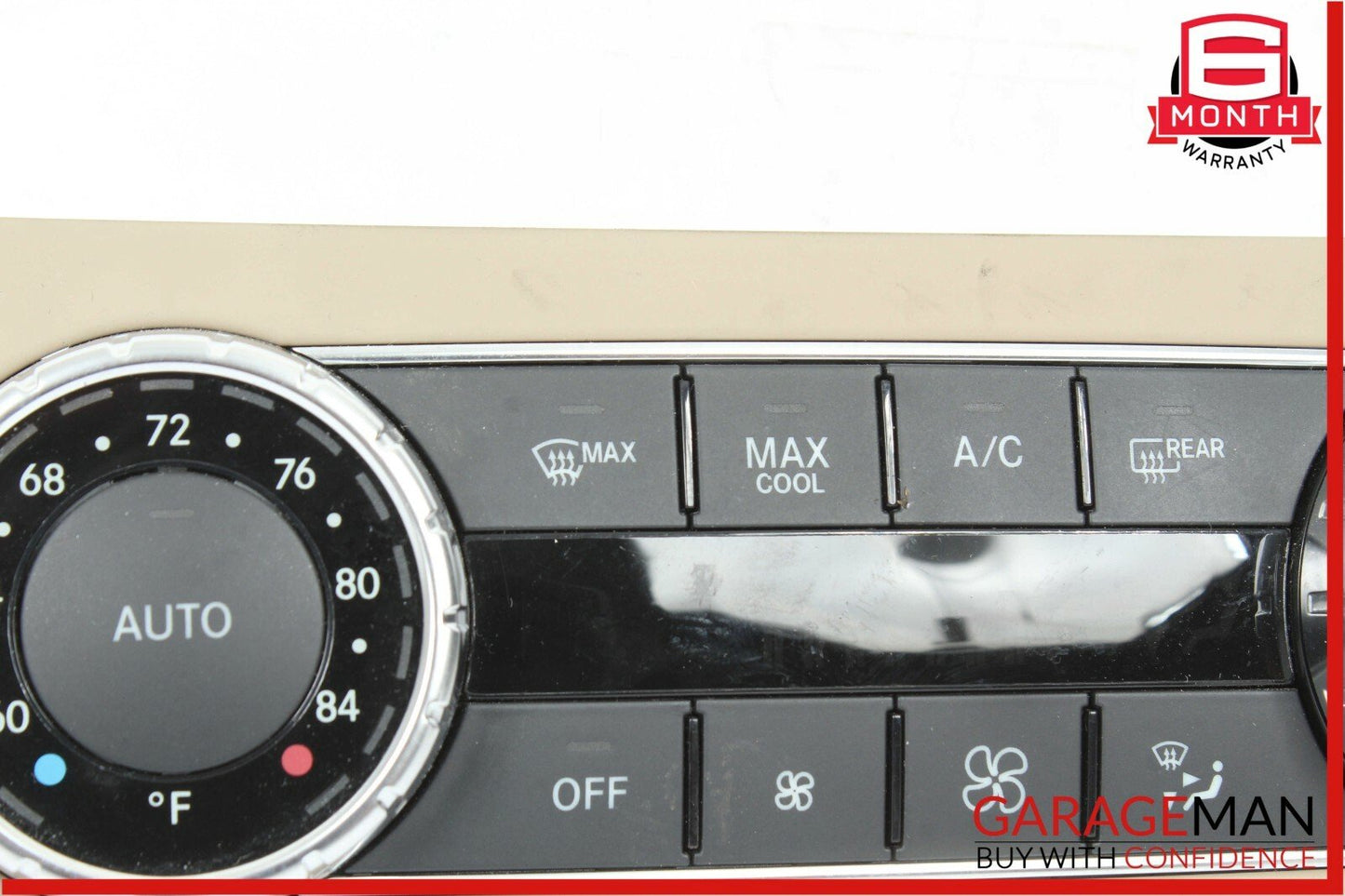 12-14 Mercedes W204 C250 AC A/C Heater Climate Temperature Control Switch Beige