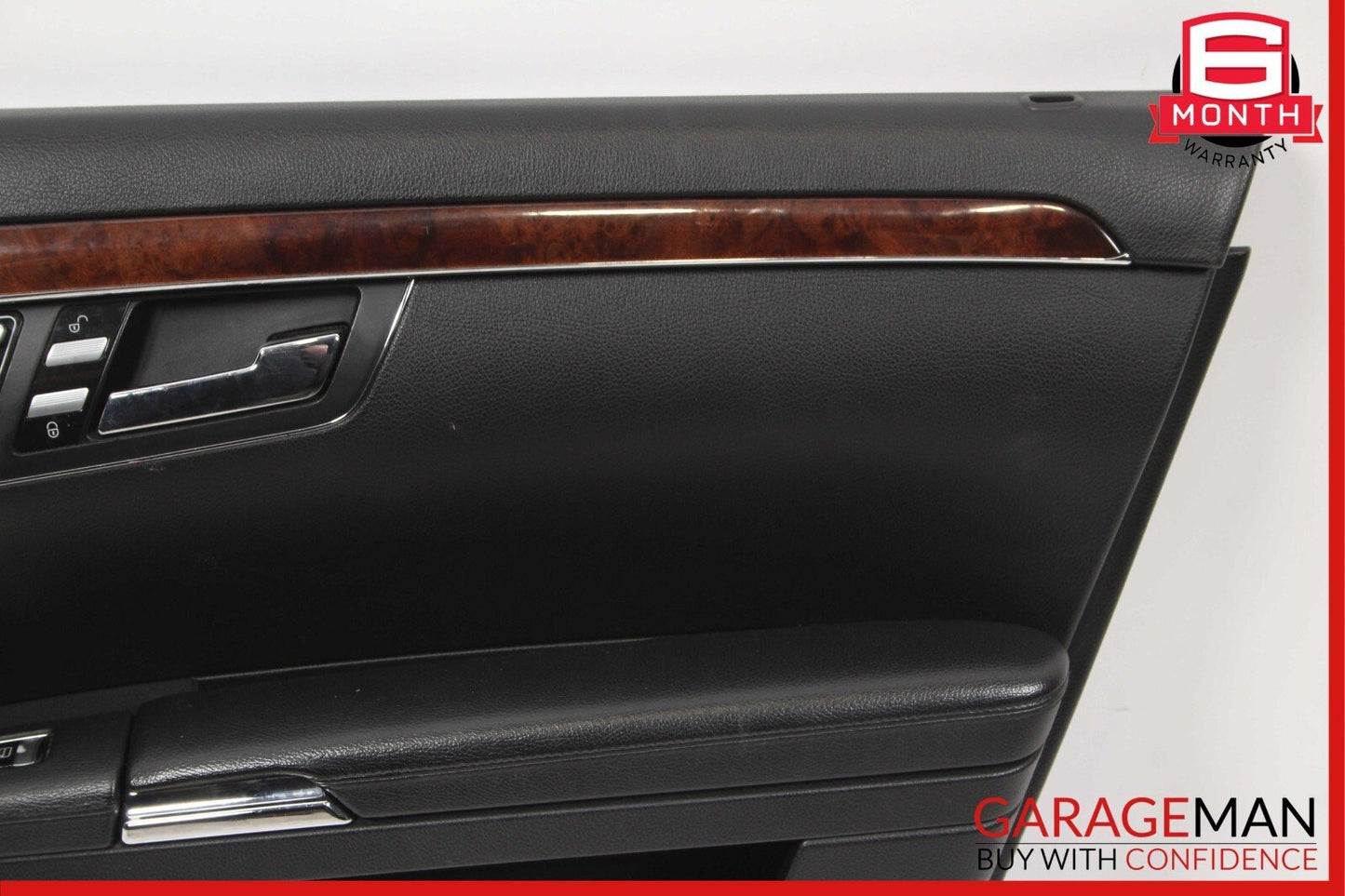 07-09 Mercedes W221 S550 Front Right Passenger Side Interior Door Panel Black