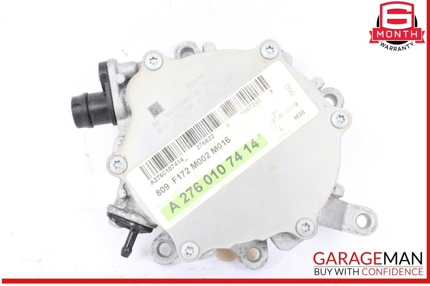 12-18 Mercedes R172 SLC43 AMG Engine Motor Brake Vacuum Pump 2762300065 OEM