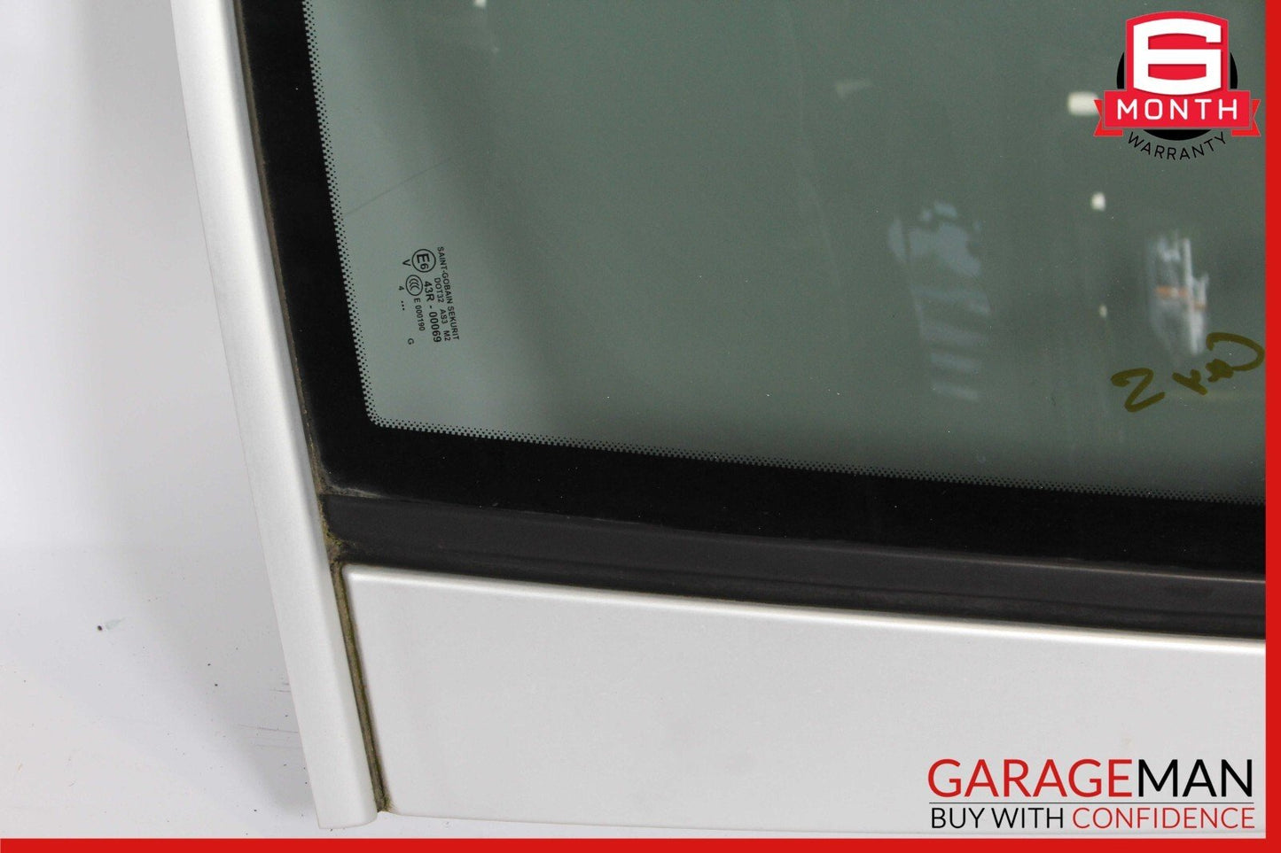 03-10 Porsche Cayenne 955 957 Rear Right Door Window Quarter Glass Panel Assy