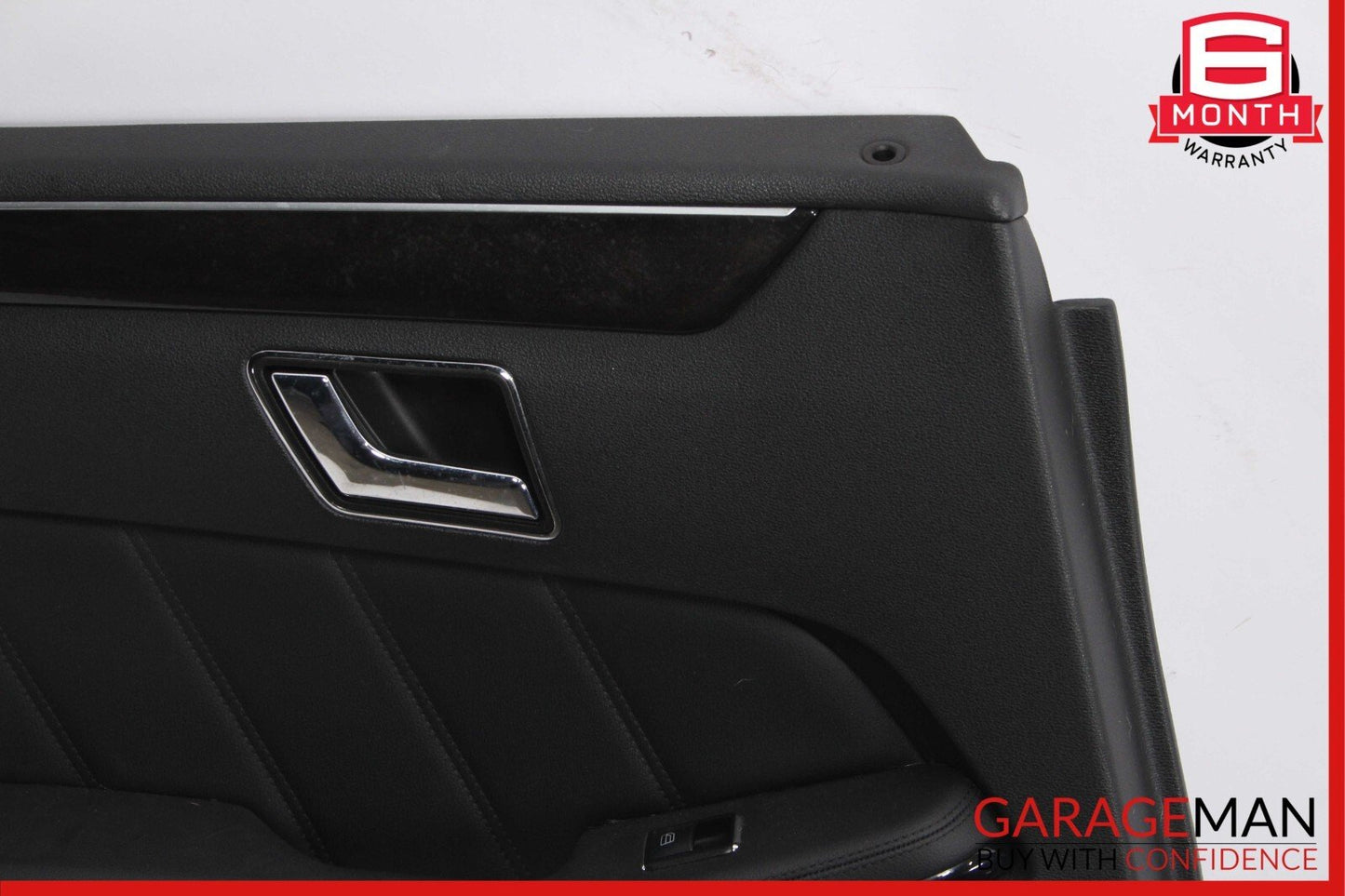 10-13 Mercedes W212 E350 E300 E500 Rear Left Interior Door Panel Assembly Black