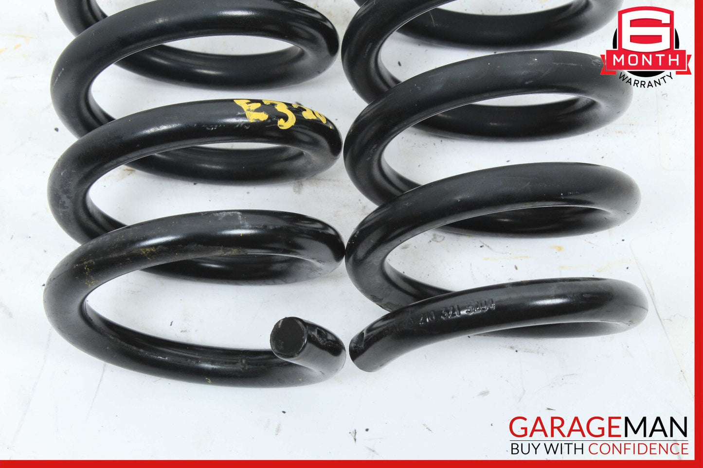 98-02 Mercedes W210 E320 Rear Suspension Shock Absorber Coil Spring Set of 2 Pc