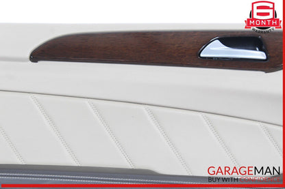 13-16 Mercedes X166 GL450 Rear Left Side Interior Door Panel Cover Trim Assy OEM