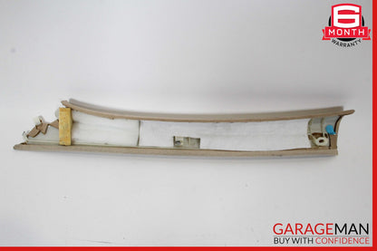 07-09 Mercedes W221 S600 Roof Headliner Pillar Trim Assembly Suede Alcantara