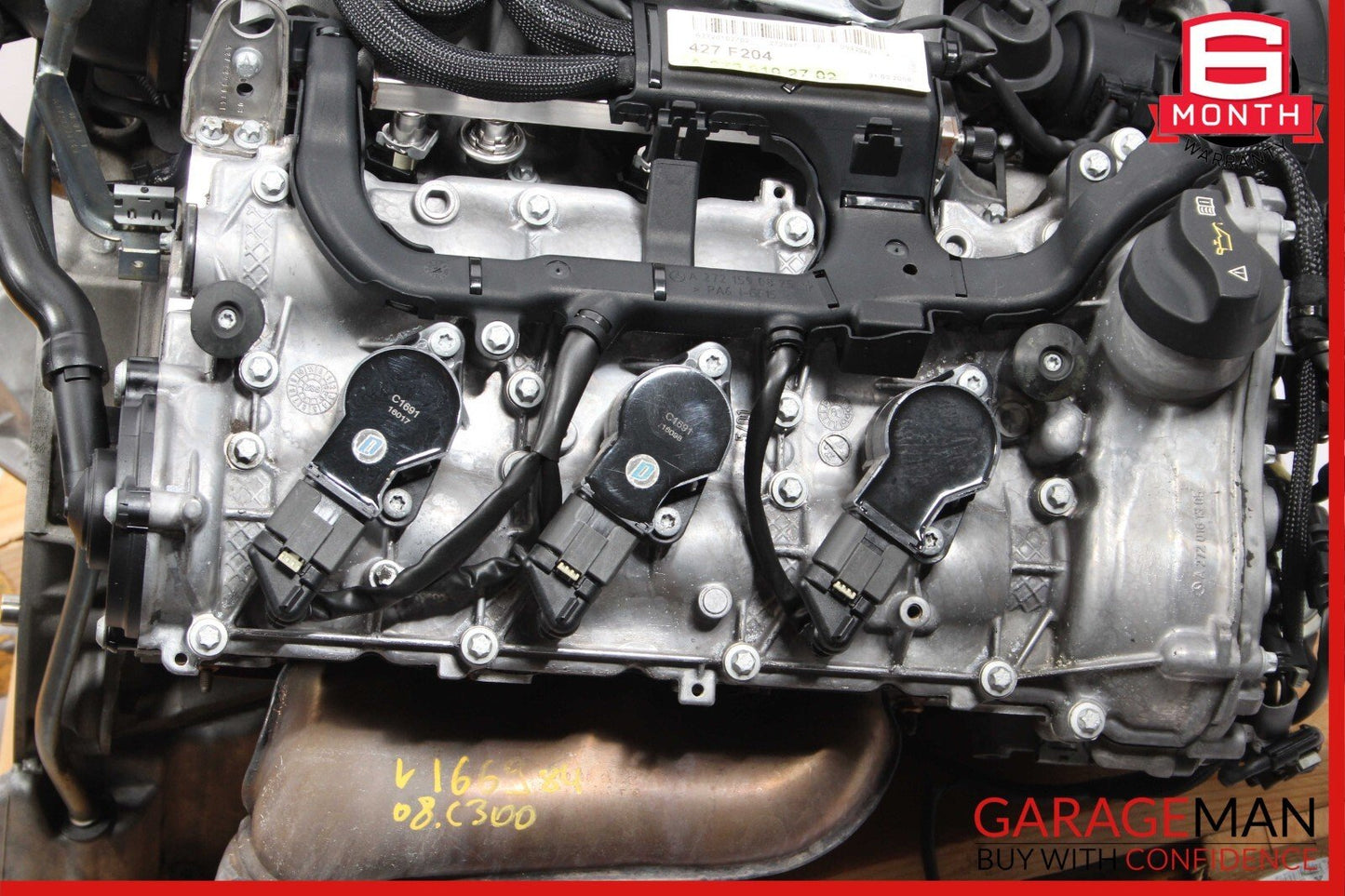 08-11 Mercedes W204 C300 3.0L V6 RWD Engine Motor Block Assembly OEM 166k