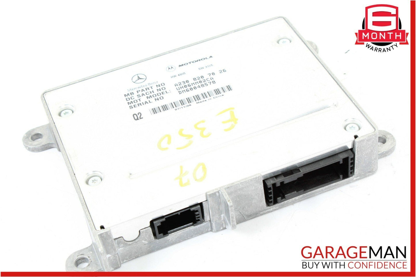 07-09 Mercedes W211 E350 Telephone Communication Module 2308207026 OEM