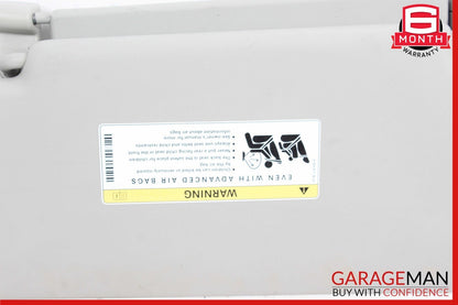 12-16 Mercedes X166 GL450 ML400 Sun Visor Sunvisor Right Passenger Side Gray OEM
