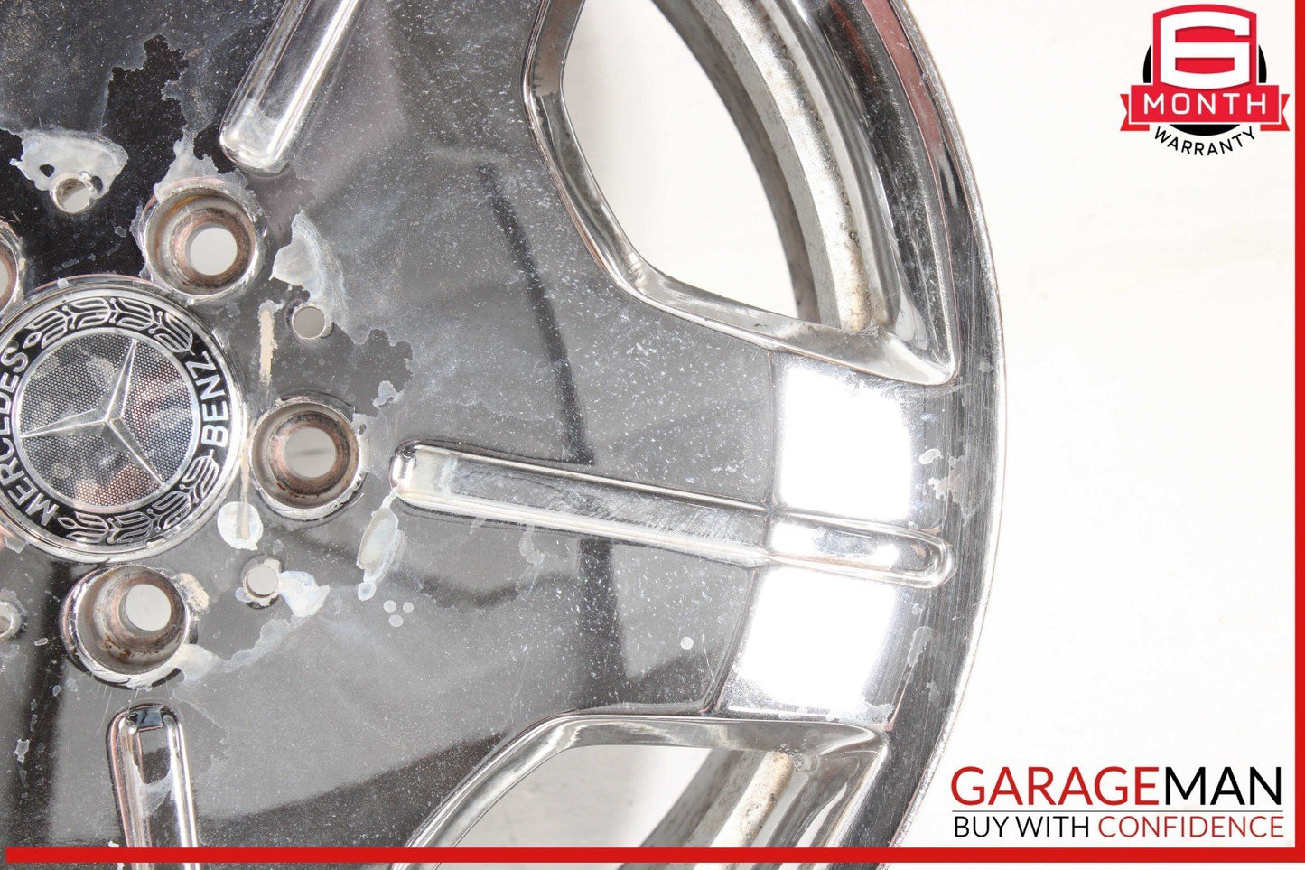 2009 Mercedes W221 S600 5 Wide Spoke Wheel Rim 9.5X18 18"OEM
