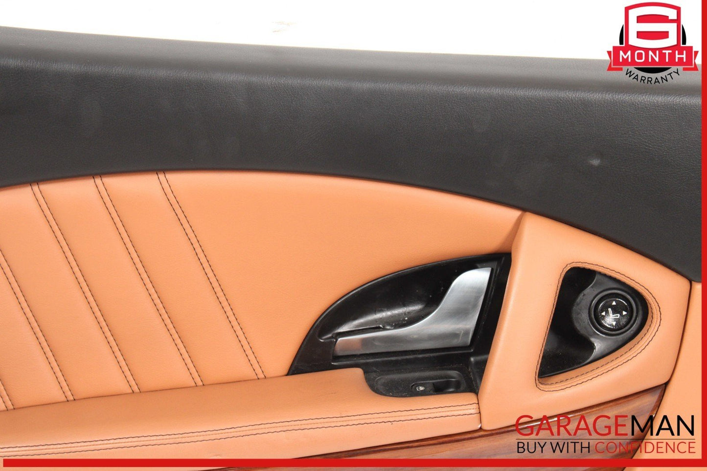 03-13 Maserati Quattroporte M139 Rear Left Side Interior Door Panel OEM