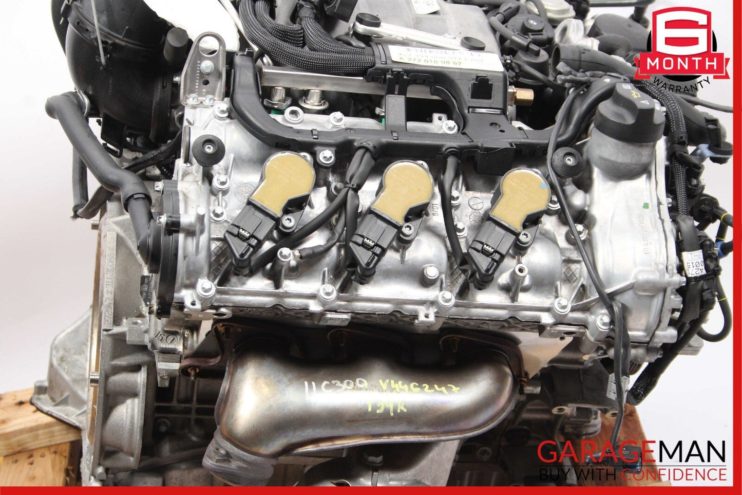 06-11 Mercedes SLK280 C300 3.0L M272 V6 Engine Motor Block Assembly RWD 134k