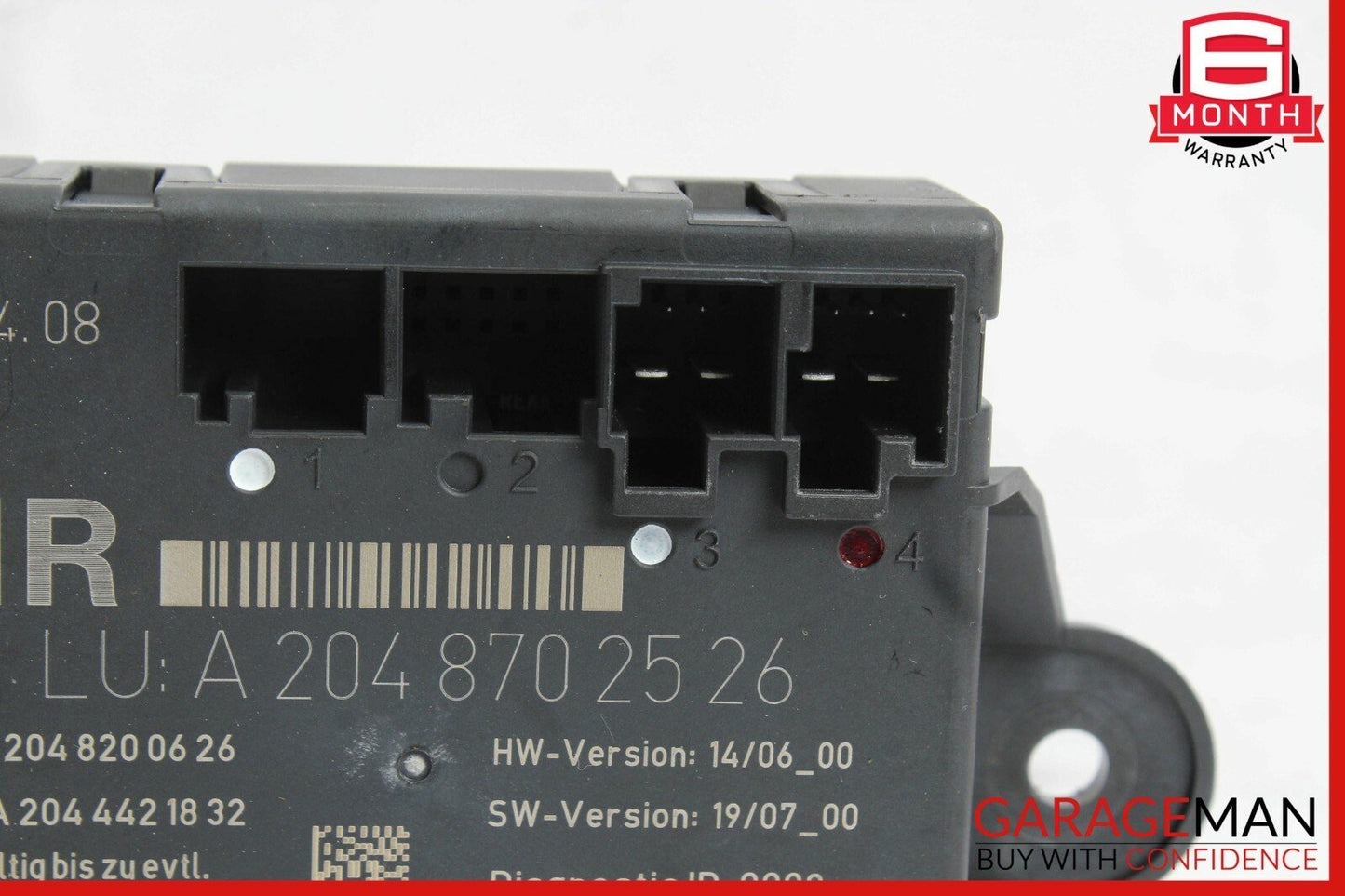 08-14 Mercedes W204 C300 C350 Rear Right Side Door Control Module 2048702526 OEM