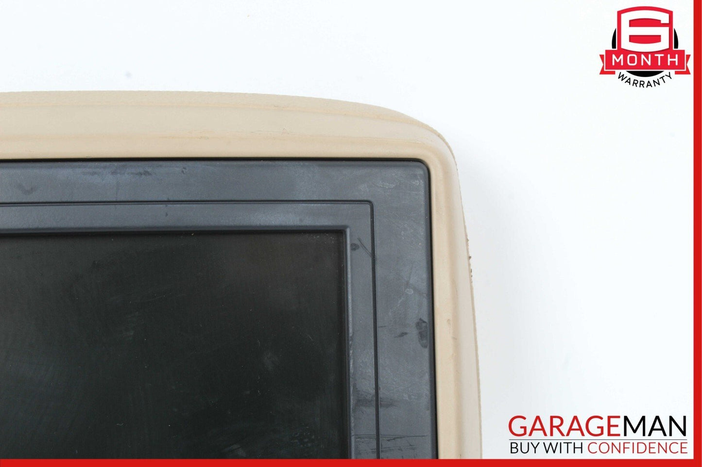 07-12 Mercedes GL450 R550 ML450 Seat Headrest Screen Monitor Display Trim Brown
