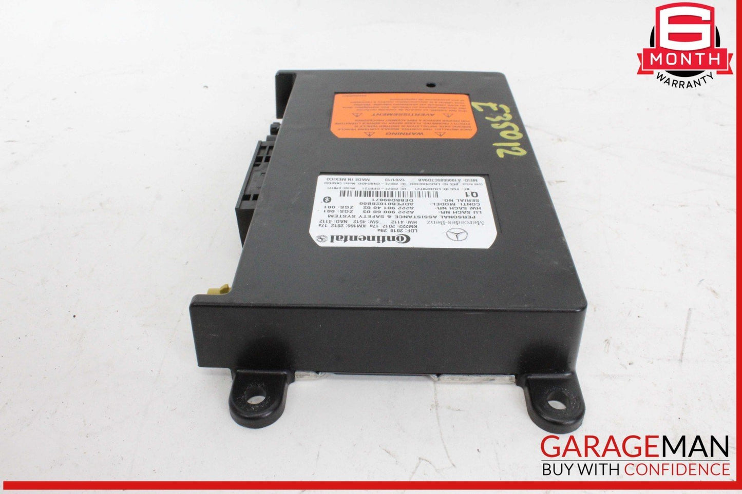 12-15 Mercedes W212 E350 C250 Communication Control Module Unit 2229006003 OEM