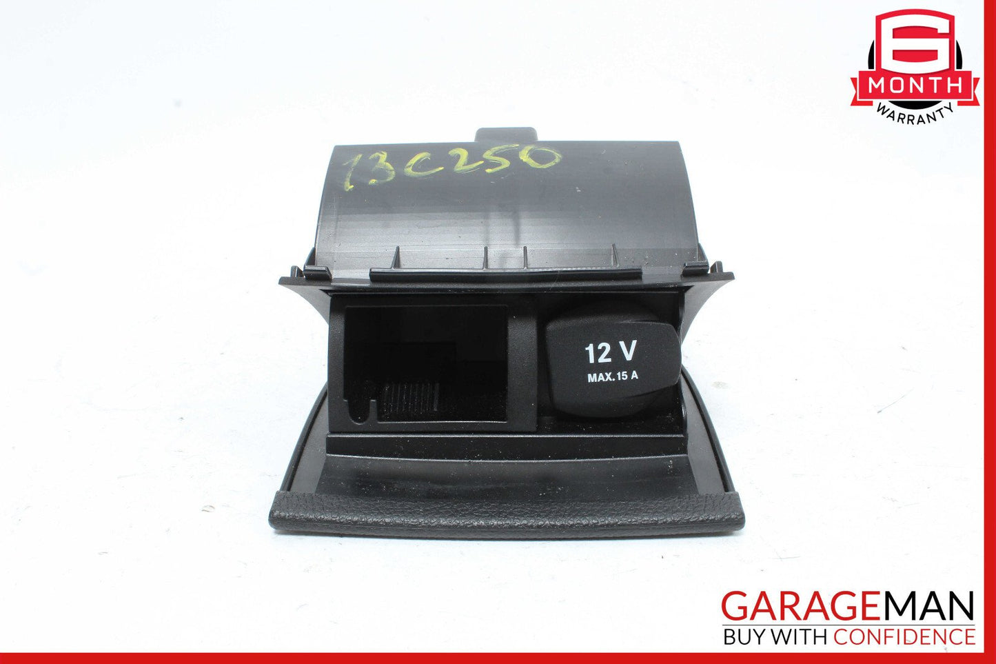 08-17 Mercedes W204 C250 E350 Center Console Ashtray Ash Tray Rear Black OEM