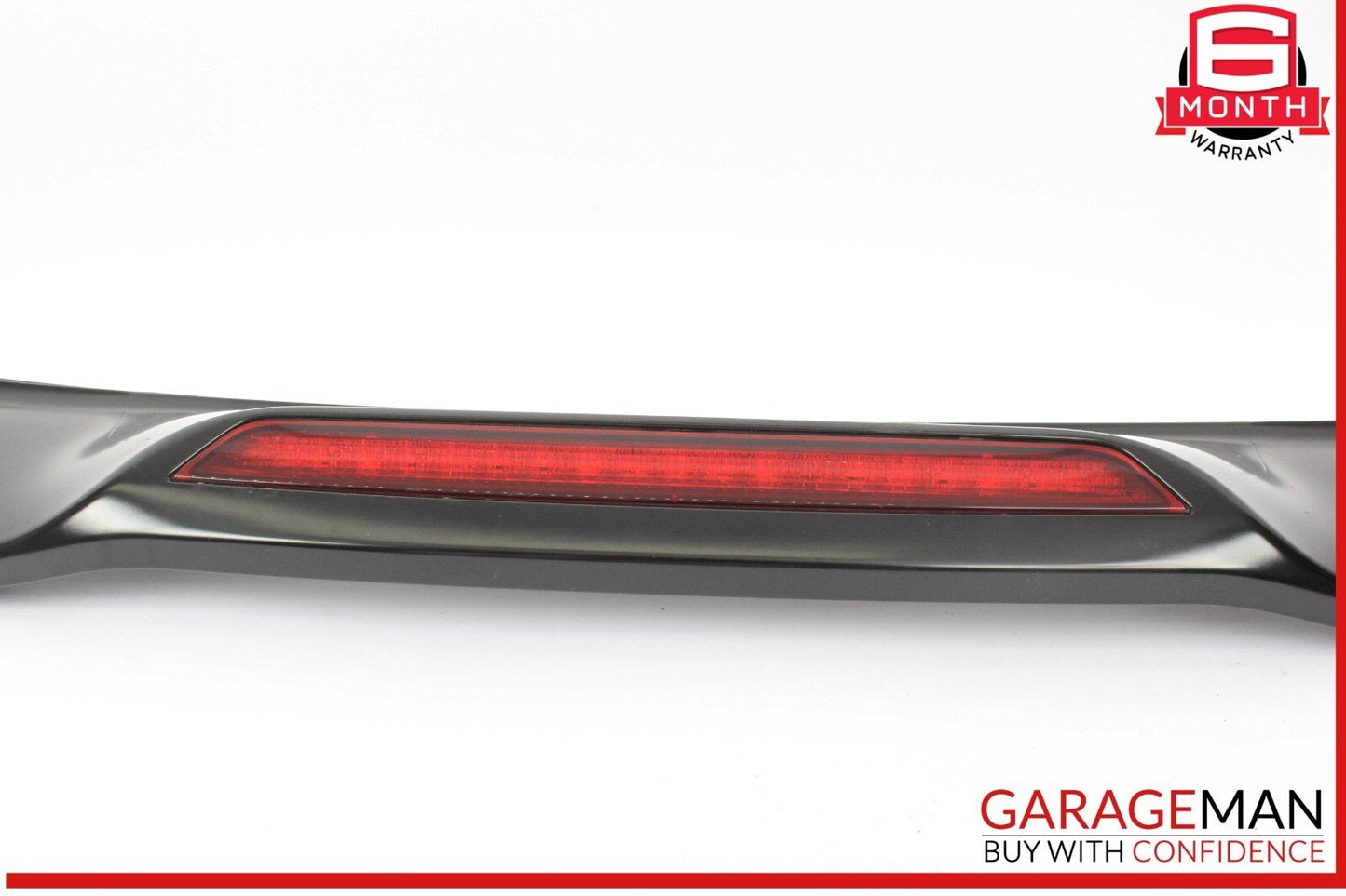 11-14 Porsche Cayenne 958 Rear Spoiler Wing Trim Bezel w/ Third 3rd Brake Light