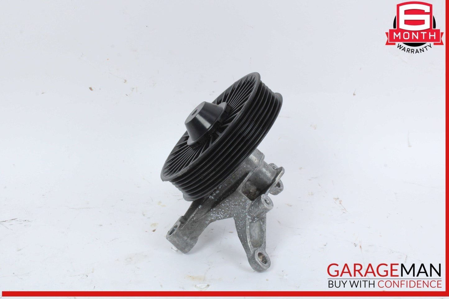 11-20 Mercedes X166 GL450 GL550 CLS550 V-Belt Tensioner Pulley Mount OEM