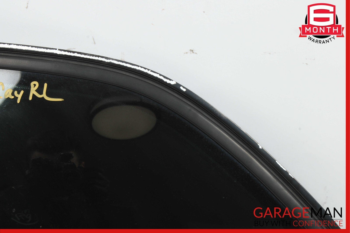 03-10 Porsche Cayenne Turbo 955 Rear Left Driver Door Quarter Window Glass OEM