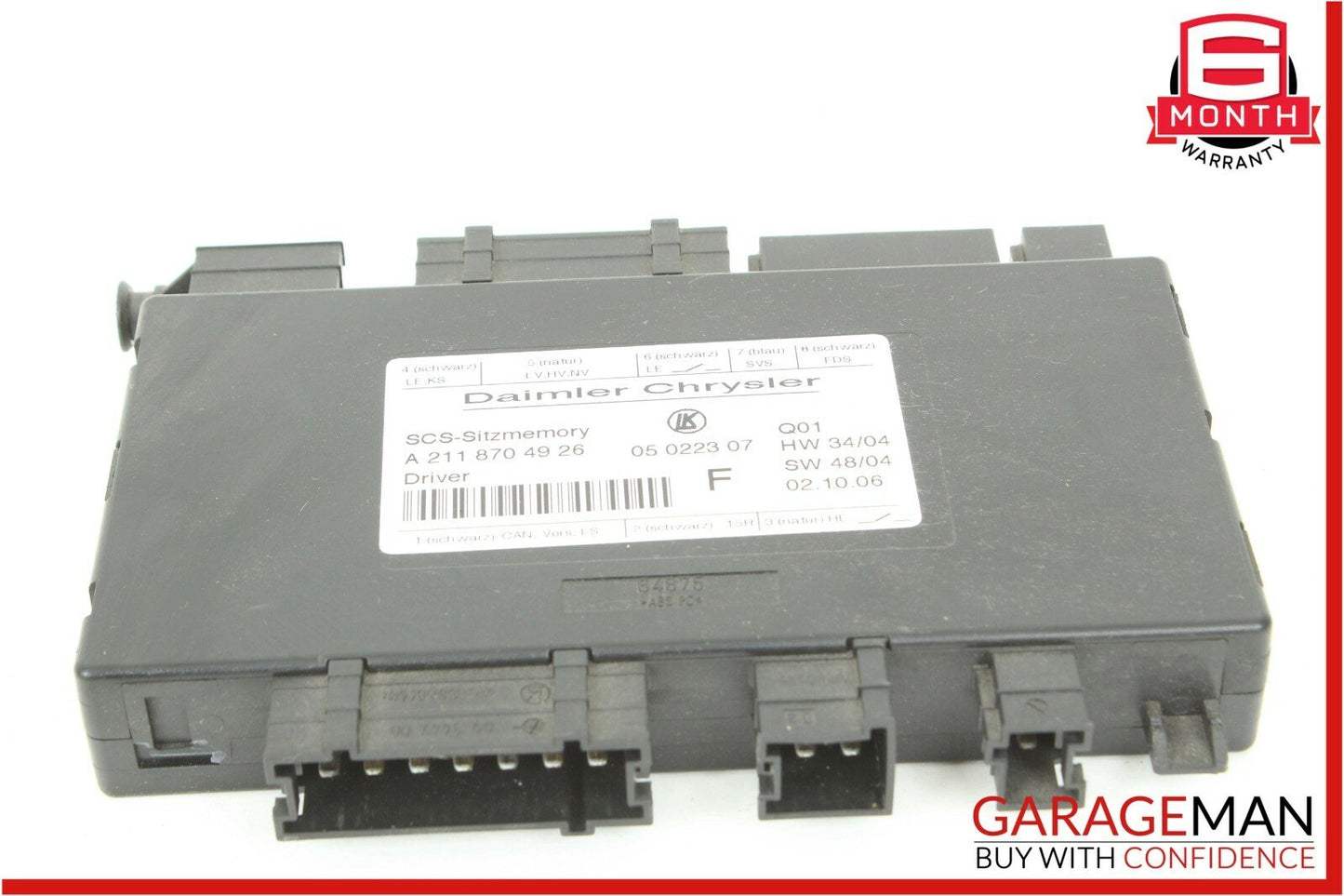 03-11 Mercedes W211 E500 E63 AMG Front Left Side Under Seat Control Module Unit