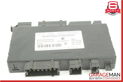 03-11 Mercedes W211 E500 E63 AMG Front Left Side Under Seat Control Module Unit