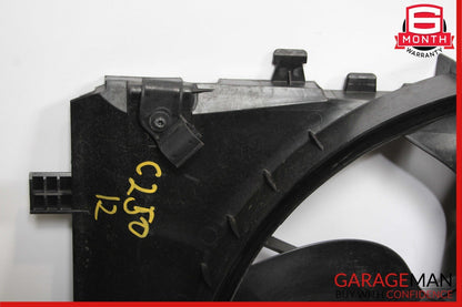08-18 Mercedes C250 E250 SLK350 Engine Radiator Cooling Fan Motor Shroud Assy