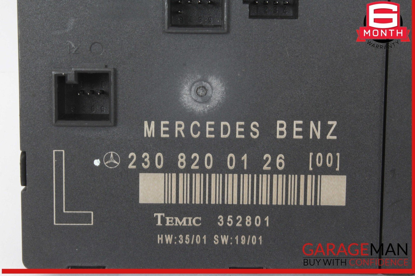03-12 Mercedes R230 SL500 SL55 AMG Front Left Door Control Module 2308200126 OEM