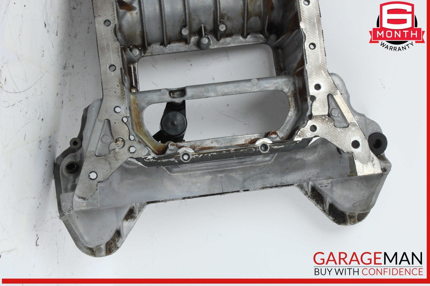 05-11 Mercedes W211 E350 Engine Upper Oil Sump Baffle Pan 2720142102 OEM