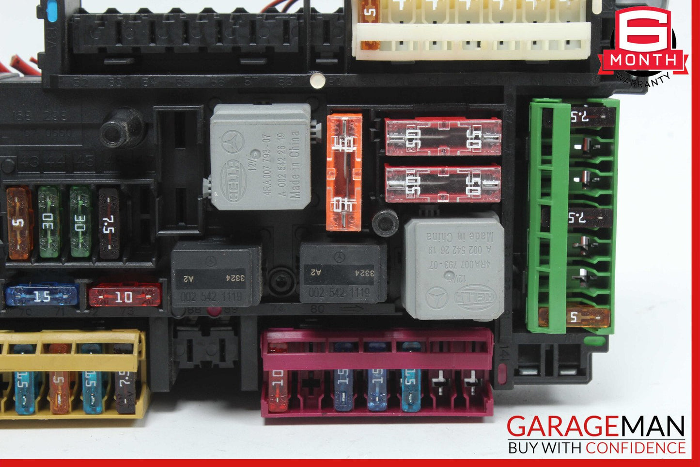 10-18 Mercedes E250 CLS350 Rear Fuse Relay Box SAM Signal Acquisition Assembly