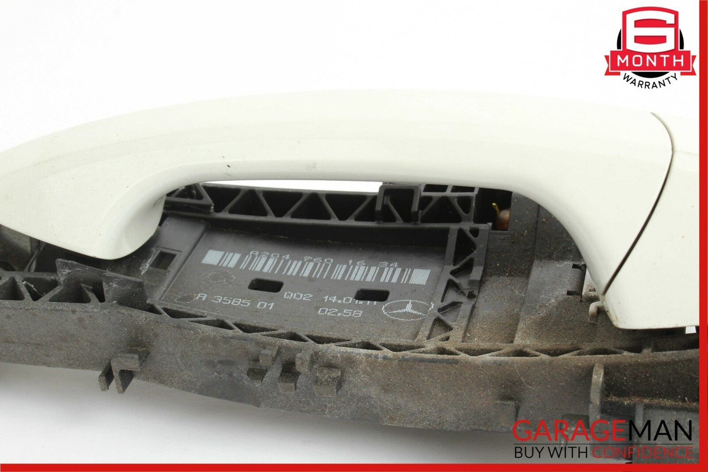 12-14 Mercedes W204 C300 Front Right Passenger Exterior Door Handle White OEM