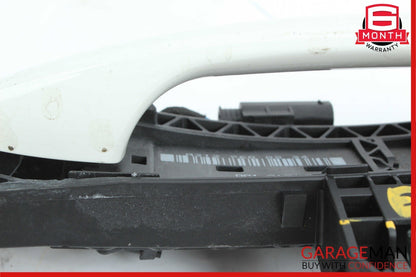 10-13 Mercedes W212 E350 E550 E63 AMG Rear Left Exterior Door Handle White OEM