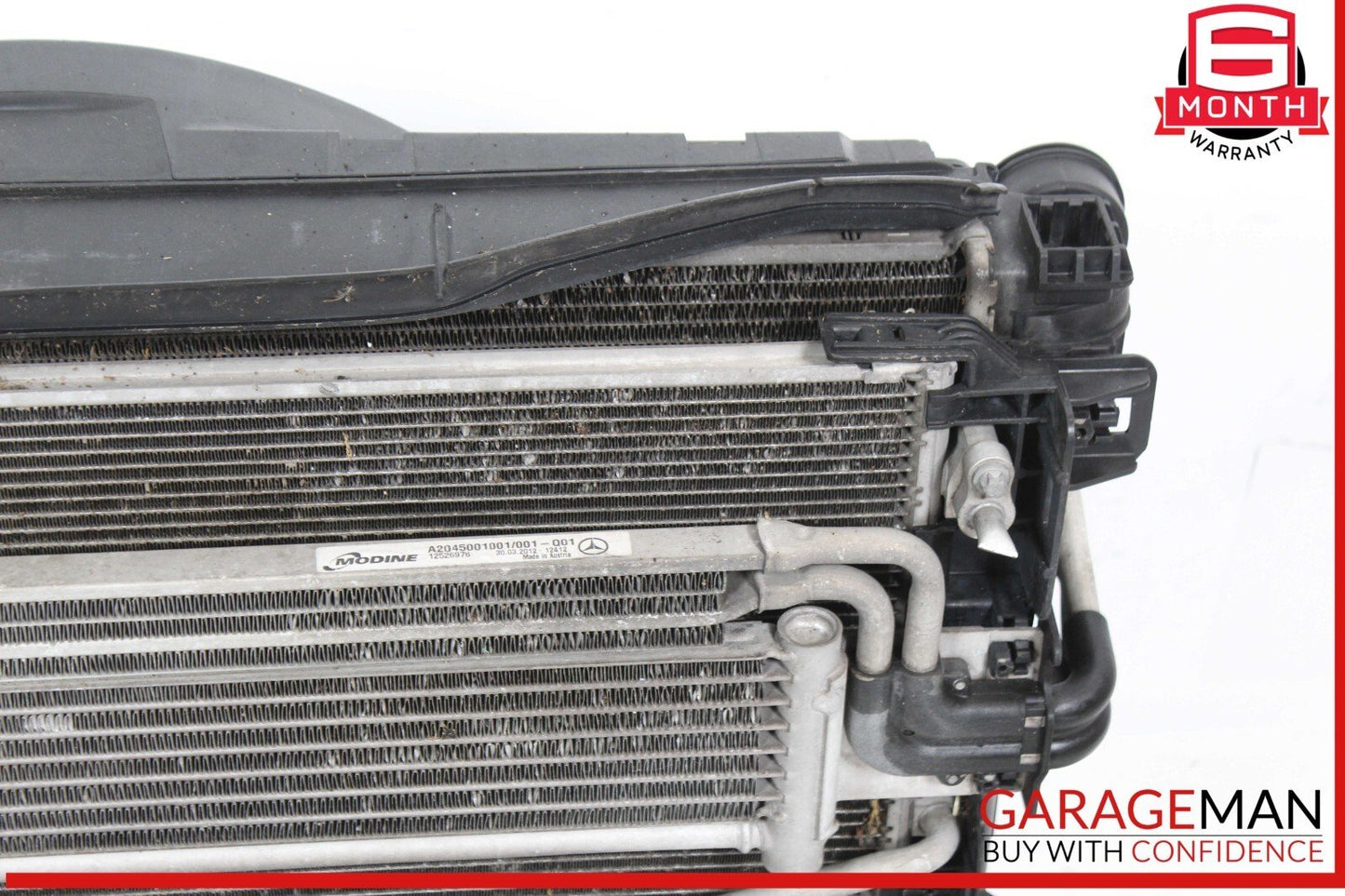 08-15 Mercedes W212 E350 GLK350 Engine Radiator Condenser Cooling Fan Motor Assy
