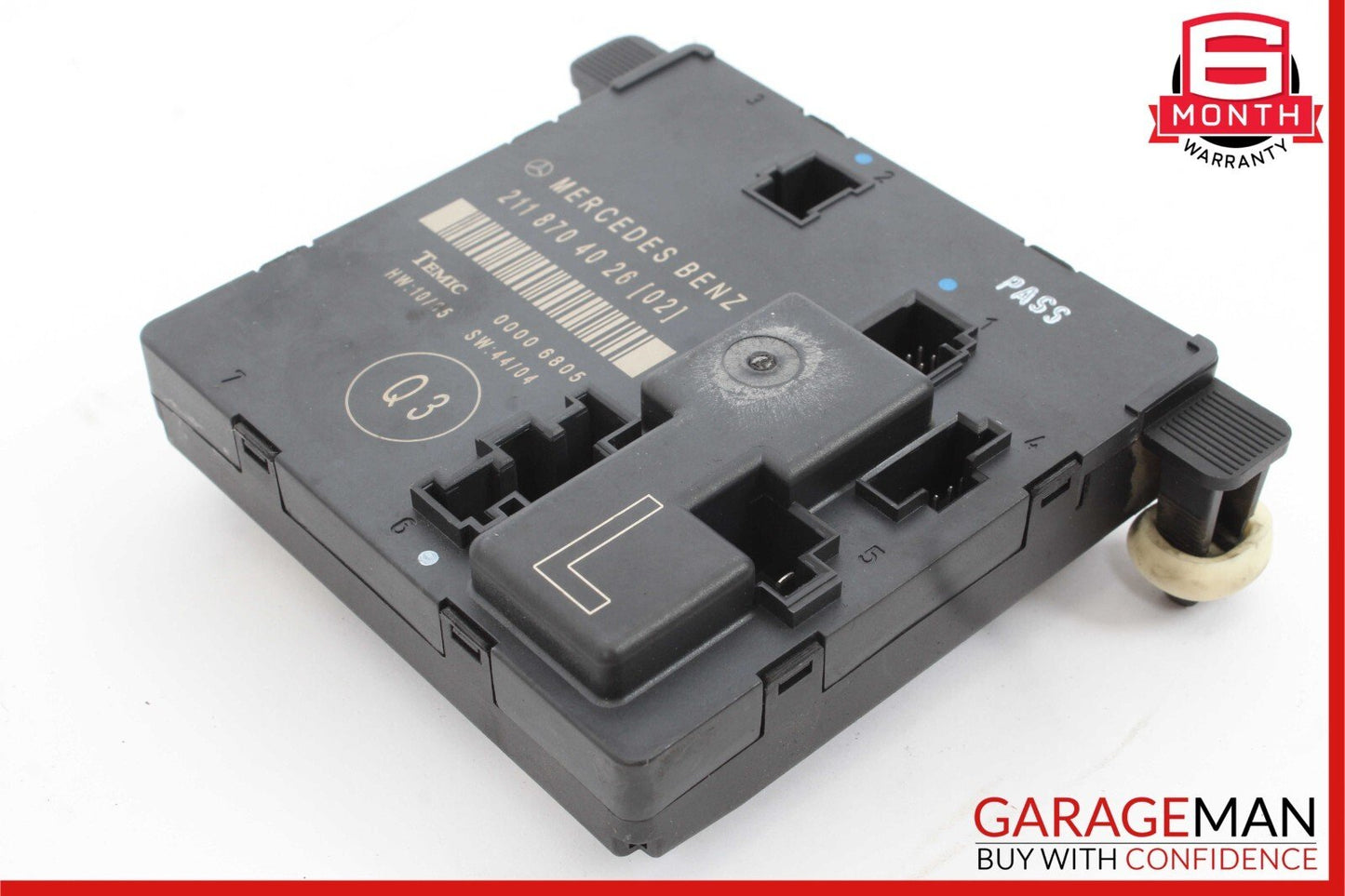 03-09 Mercedes W211 E320 E350 E63 AMG Rear Left Side Door Control Module Unit