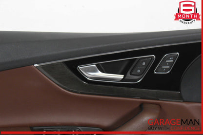 17-19 Audi Q7 Front Left Driver Side Interior Door Panel Trim OEM