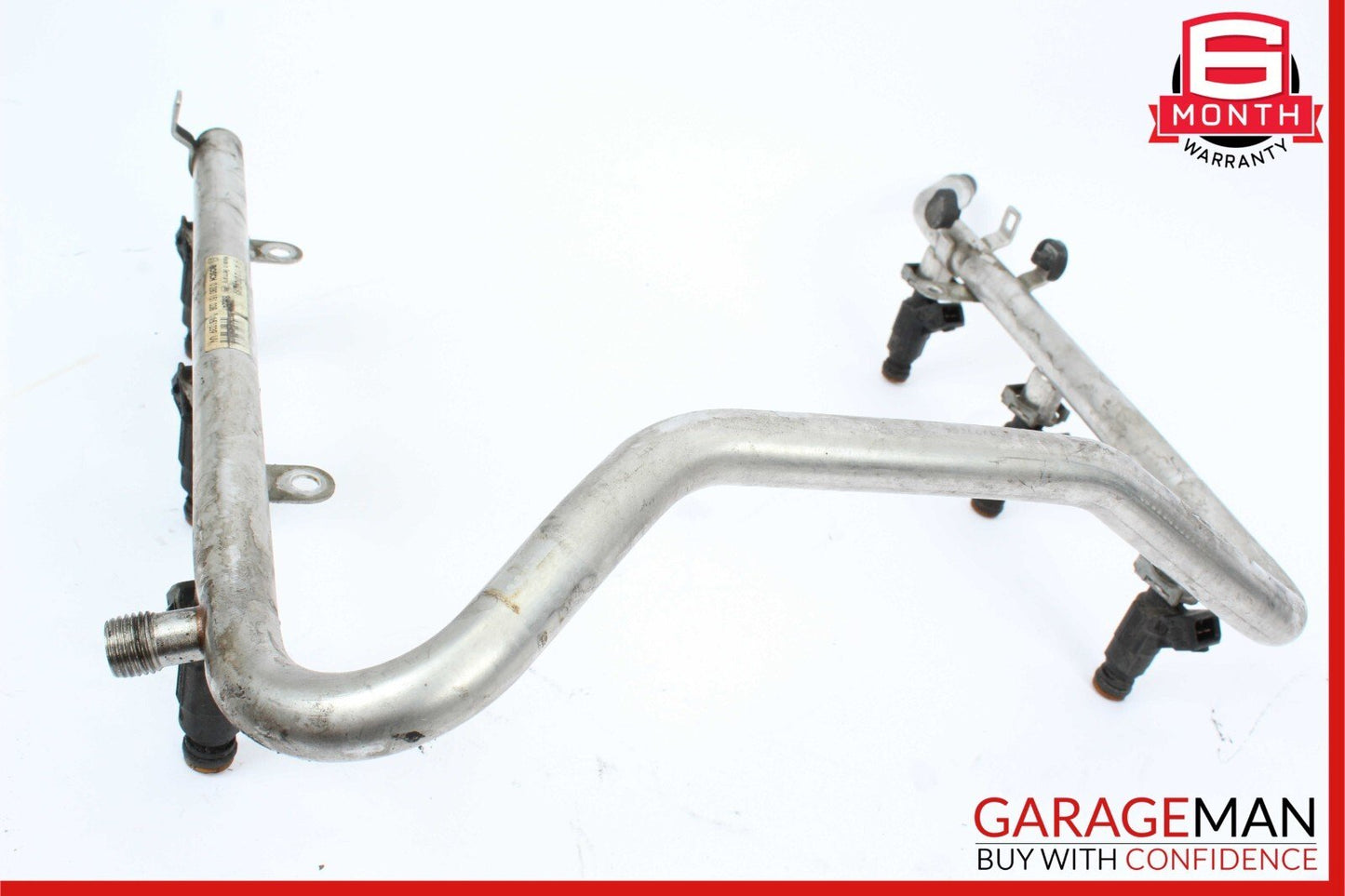98-00 Mercedes W210 E320 CLK320 Fuel Injector Injection Rail w/ Fuel Injectors