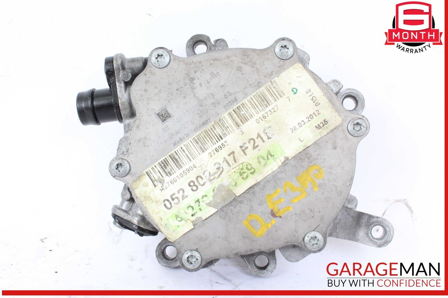 12-18 Mercedes W212 E350 SLK350 Engine Motor Brake Vacuum Pump 2762300065 OEM