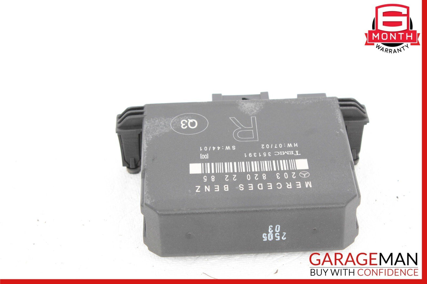 01-07 Mercedes W203 C240 C230 C320 Rear Right Door Control Module 2038202285 OEM