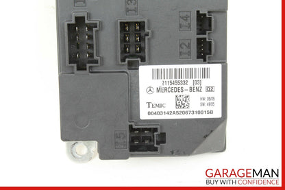 07-11 Mercedes W211 E350 E550 CLS550 BCM Body Control Module Unit 2115455332 OEM