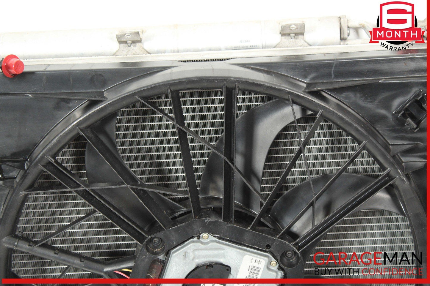 03-06 Mercedes W211 E500 CLS500 Engine Cooling Radiator A/C Air Condenser Assy
