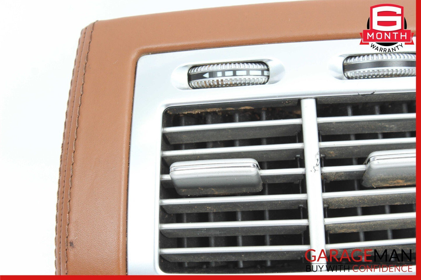 07-14 Mercedes W216 CL550 Rear Center Console A/C Air Vent Trim Grill Assy Brown
