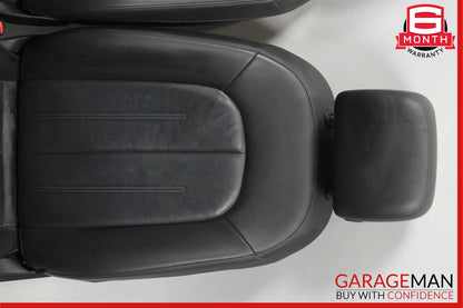 12-18 Audi A6 Front Right & Left Complete Seat Set of 2 Pc Black OEM