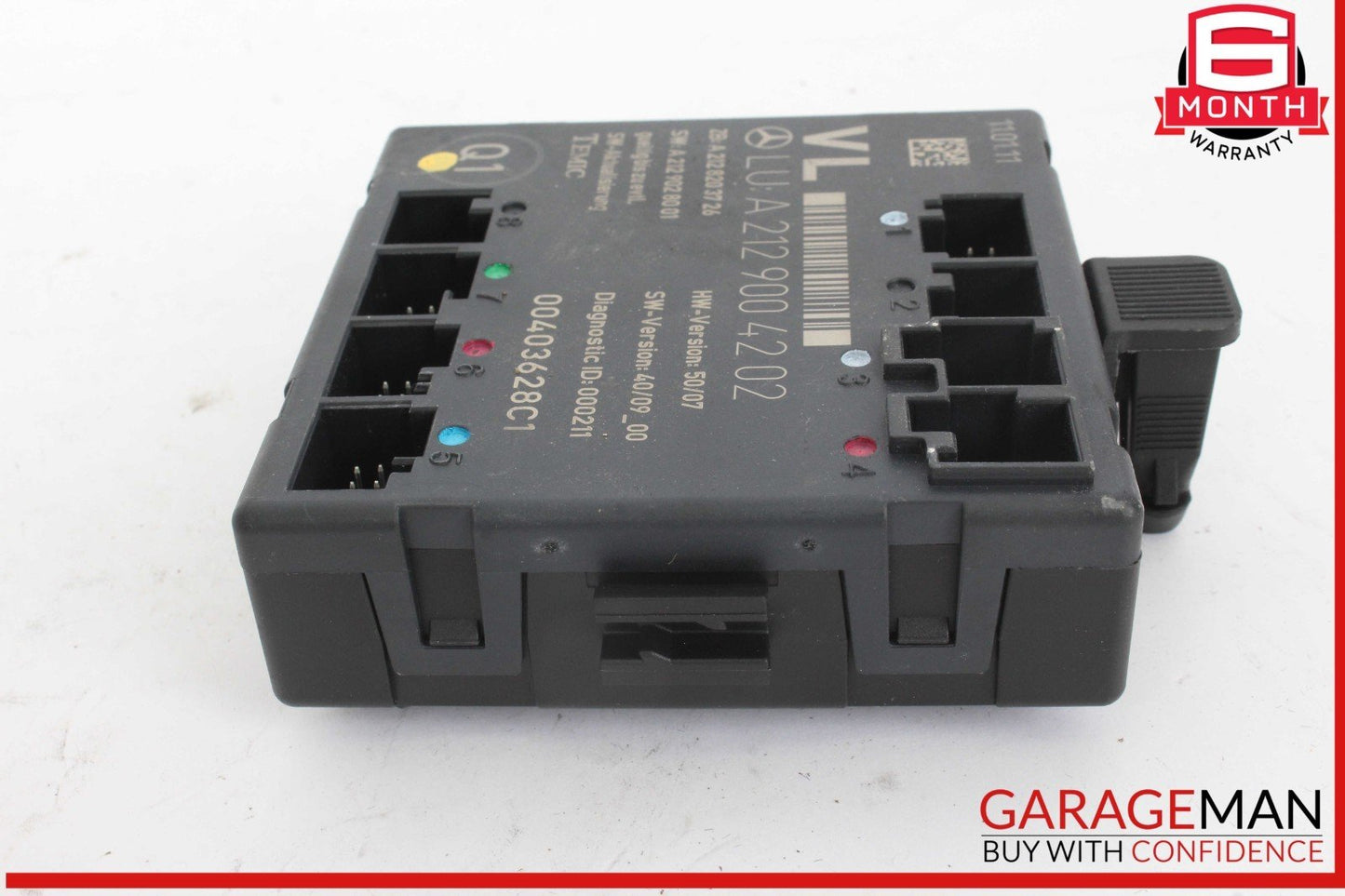 08-18 Mercedes W204 C300 E350 E400 Front Left Side Door Control Module Unit OEM